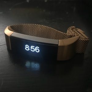 FitBit Alta w/ Rose Gold Magnetic Band